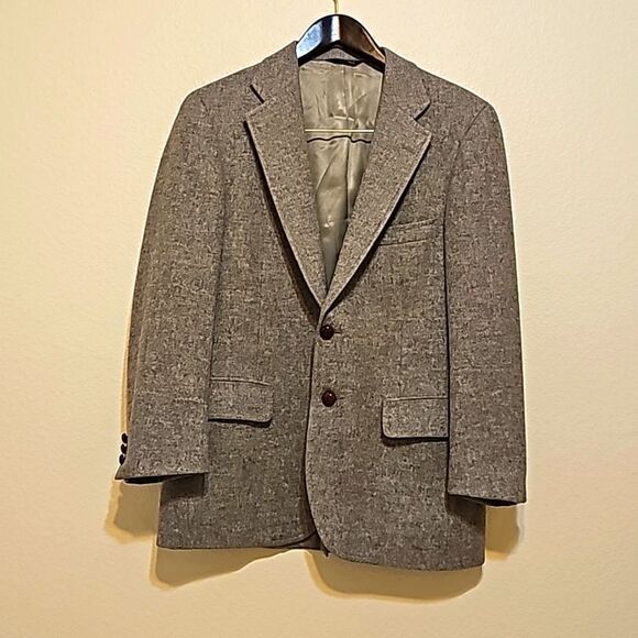 Vintage Chaps by Ralph Lauren camelhair sportcoat small - Picture 1 of 15